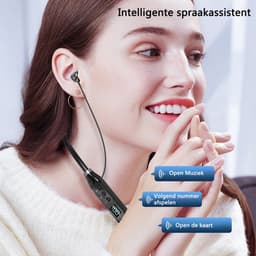 NAXSIR Draadloze Open-Ear Hoofdtelefoon - Nek-hangende hoofdtelefoon - Bluetooth 5.3 | 10 Uur Speeltijd — thumbnail 5