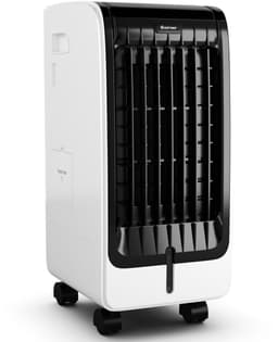 SureDeal® - Luchtkoeler - 6L - Verdampingskoeler met Afstandsbediening -Timer - 3 Snelheden - Zwart/Wit - Draagbaar — thumbnail 2