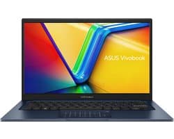 ASUS Vivobook 14 X1404VA-EB1100W Intel® Core™ i3 i3-1315U Laptop 35,6 cm (14") Full HD 8 GB DDR4-SDRAM 512 GB SSD Wi-Fi 6 (802.11ax) Windows 11 Home Blauw