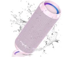 GTB® Douche Speaker - Badkamer Speaker - Douche Speaker Bluetooth - Roze - 21cm x 8cm x 8cm