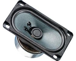 Visaton SC 5.9 - 8 Ohm 3.5 inch 9 cm Breedband-luidspreker 10 W 8 Ω Zwart Ovaal, Magnetisch afgeschermd