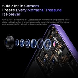 OUKITEL C6 Smartphone 5G-24GB RAM-256GB ROM-6.8 inch HD-50 MP camera-Android15 — thumbnail 5