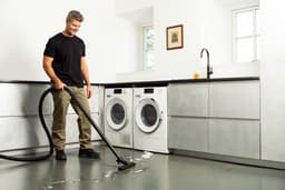 Nilfisk Multi I 16 Nat- & Droogzuiger 1100W - 16L Waterzuiger en Stofzuiger met Blaasfunctie - Voor Huis, Garage, Werkplaats & Auto — thumbnail 2