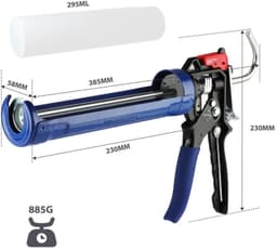 Professionele Caulking Gun met Verstelbare Drukverhouding — thumbnail 2