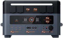 Draagbare Stroomcentrale PowerMax 2400 Pro - 2016 Wh Capaciteit - 2400 W Vermogen - LiFePO4 Batterij - Voor Kamperen En Noodstroom — thumbnail 1