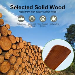 DESMIU Plafondventilator Met Verlichting – 42 Inch – Hout En Metaal – Nikkel – Afstandsbediening, Omkeerbare Motor En Tijdschakelaar — thumbnail 4