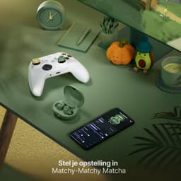 SteelSeries Arctis GameBuds - Draadloze Gaming Oordopjes - 2.4 GHz & Bluetooth - Xbox, PC & Mobiel - Matcha — thumbnail 5