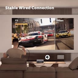 Mini Beamer – 1080P Ondersteuning – 80 Inch Projectie – Ingebouwde Speakers – USB – Compact Ontwerp — thumbnail 5