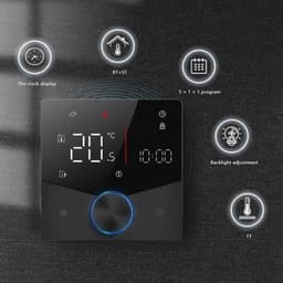 Wi-Fi-thermostaat met touchscreen - programmeerbaar en draadloos voor verwarming — thumbnail 2