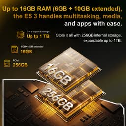 CUBOT KingKong ES3 4G Outdoor Smartphone-16GB RAM-256GB ROM-6,75"90Hz HD-48MP-10200mAh-Android15 — thumbnail 4