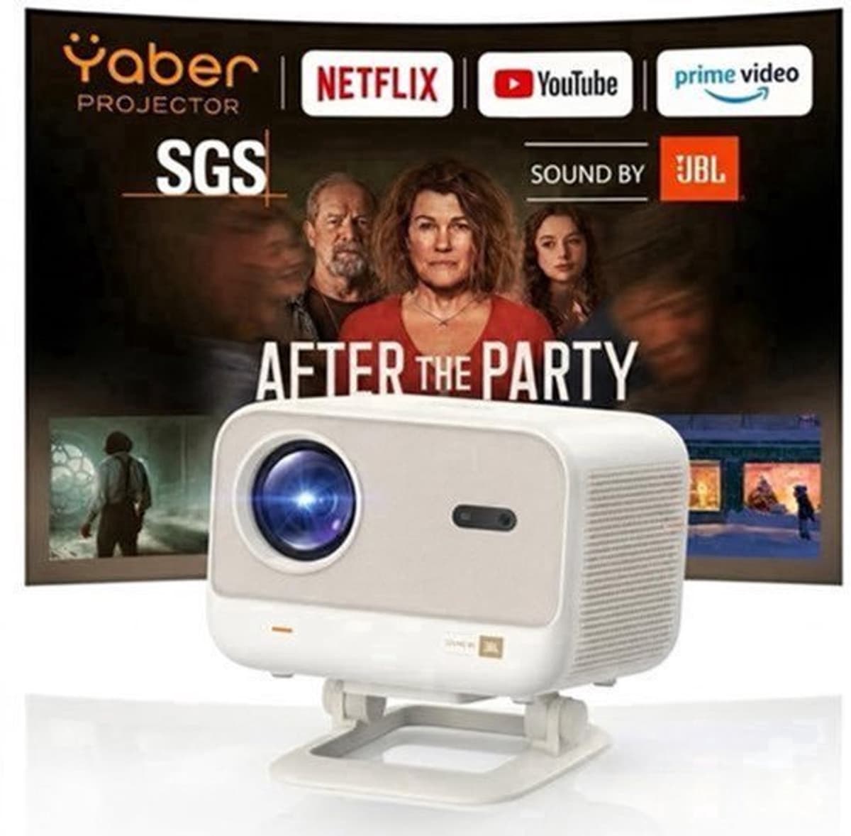 Beamer Netflix Ready - 1080p Full HD - 460 ISO Lumen - LED - Voor Thuisbioscoop En Gaming — afbeelding 1