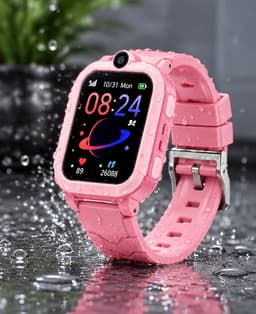 HOXO 4G Kinder Smartwatch Roze | GPS Horloge met SOS Noodknop | Bellen en Videobellen | Inclusief Camera | IP67 Waterdicht | SeTracker2 App | 1.83 Inch Touchscreen — thumbnail 5
