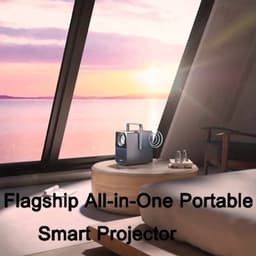 Beamer – Projector – Mini Beamer – Draagbare Beamer – Office Projector – Native Full HD 1080p – 1000 ANSI Lumen – WiFi 5.3 Draadloos — thumbnail 1