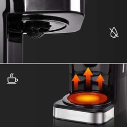 Programmeerbaar Koffiezetapparaat - Filterkoffiezetapparaat Voor Normale En Sterke Koffie - Automatische Uitschakeling & Warmhouden — thumbnail 2