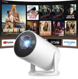 Mini Beamer - 1280 x 720 Resolutie - 4K Ondersteuning - LCD - Wifi 6 En Bluetooth - Draagbaar Mobiele Projector — thumbnail 1