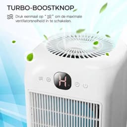 KLS® Luchtreinigers met Hepa Filter - Luchtreiniger Hepa Filter - Luchtreiniger - Wit - 15cm x 16cm x 25cm — thumbnail 2
