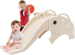 3 in 1 Kinderschuifje, Kinderschuifje met basketbalmand, Kinderschuifje voor binnen en buiten, Kinderschuifje voor de tuin, Geweldig geschenk voor kinderen — thumbnail 1
