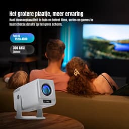 Levo® Mini beamers - Projector - Mini beamer - Wit - 20cm x 11cm x 11cm — thumbnail 5