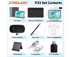 Tablet Android 15 10.1 Inch - 9GB RAM 64GB Opslag - IPS Scherm - Wifi Verbinding - Android Tablet