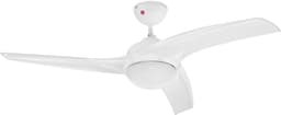 Plafondventilator Tristar VE-5817 - Ventilator met licht - Ultra Stil - Ceiling Fan met Timerfunctie en Afstandsbediening - 3 Instelbare Standen - Ø 132 cm - Wit — thumbnail 1