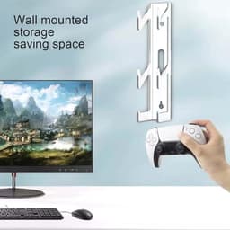 Hoofdtelefoonstandaard met 3 niveaus - Universale headsethouder van acryl voor gaming controllers — thumbnail 3