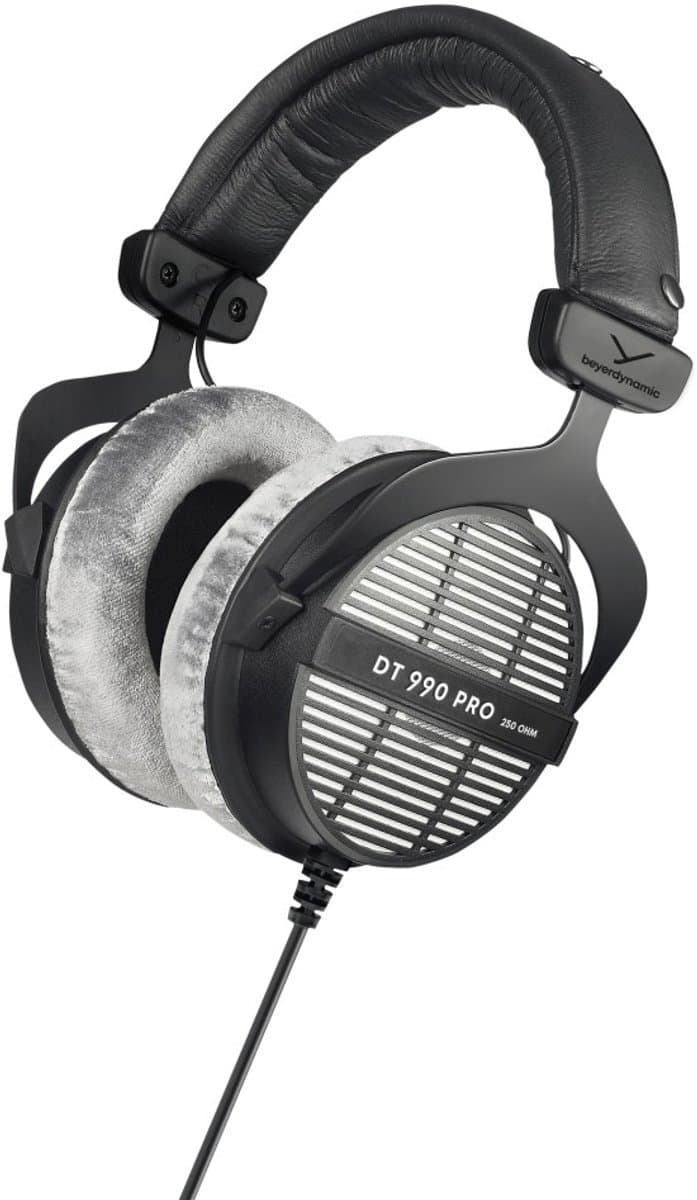 Beyerdynamic DT 990 Pro - Studio Koptelefoon - 250Ohm - Grijs — afbeelding 1
