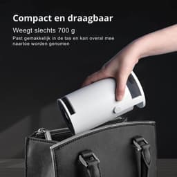 SNJY® Mini Beamer - Mini Projector - Beamer 4k - 180° Draaibaar - Wit — thumbnail 2