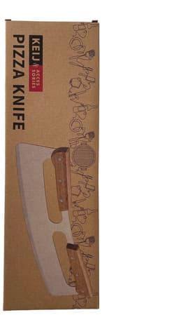 Keij Kamado Pizza Mes - Houten Handvatten 35 cm — thumbnail 2