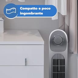 Verticale ventilator 81 cm met 3 snelheden en automatische oscillatie voor efficiënt koelen — thumbnail 3