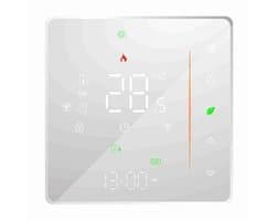 WIFI Thermostaat voor Watervloerverwarming - Programmeerbare Temperatuurregeling met Afstandsbediening - Geschikt voor Smart Home