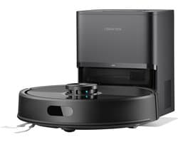 Roborock Robot VC Q7 TF+ Zwart, Dubbel anti-klit systeem, 3 waterdoorstroomstanden, zelfledigend dockingstation