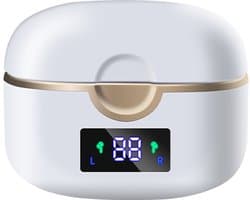 Draadloze Bluetooth 5.0-hoofdtelefoon met dubbele dynamische luidsprekers