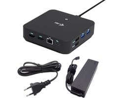 i-tec USB-C DP Dual HDMI Docking Station with Power Delivery 100 W + Universal Charger 100W