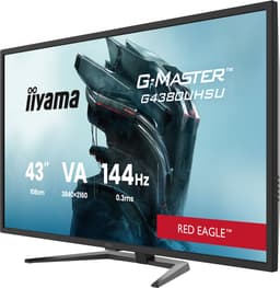 iiyama G-Master G4380UHSU-B2 Red Eagle - 43 inch - 4K - IPS - 144 Hz - HDMI 2.1 - HDR 400 — thumbnail 5