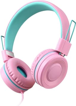 Koptelefoon kinderen met draad - Kinderkoptelefoon - Bedrade hoofdtelefoon - Veilig volume - School - Tablet - Laptop - Reizen - Muziek luisteren — thumbnail 1