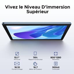 Doogee U10 - Tablet - 16GB RAM+ 128GB ROM (2TB TF) - 10,1 inch - Face ID - 5060 mAh - Android 15.0 - WiFi 6 - Met toetsenbord Mouse - Blauw — thumbnail 3