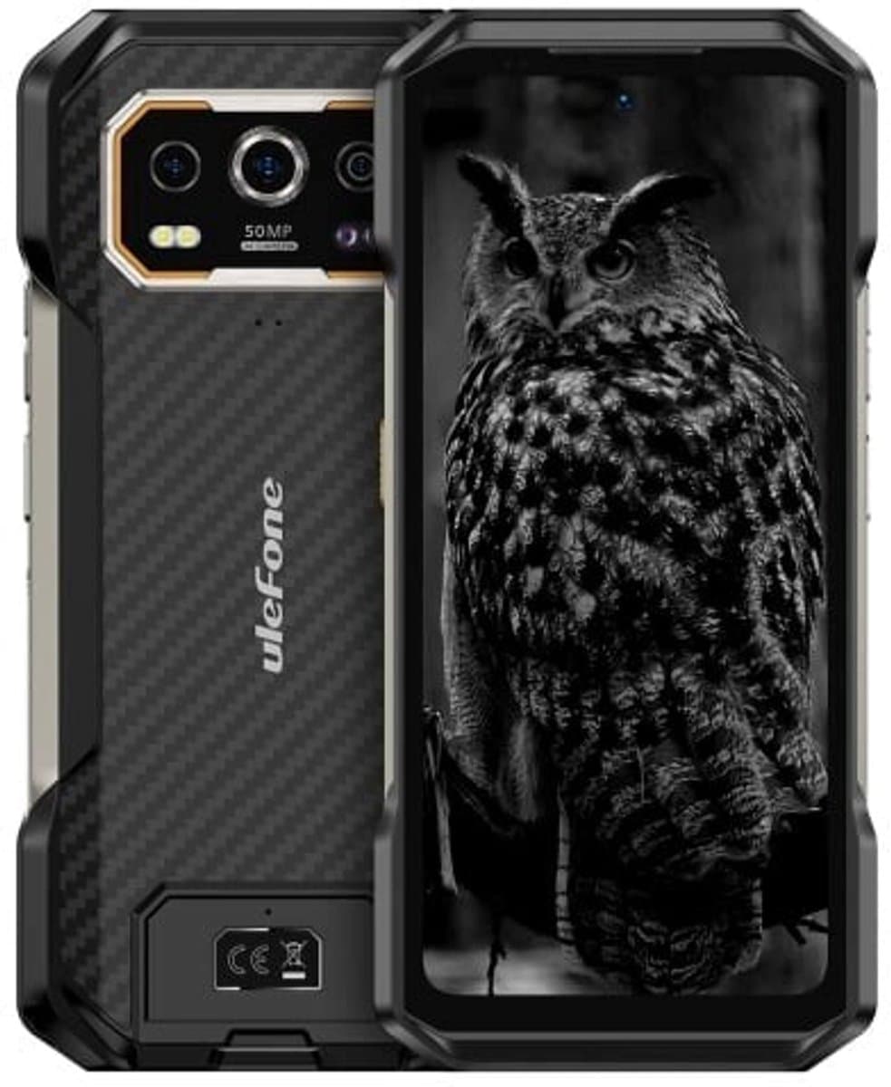 Rugged Smartphone Ulefone Armor 27 4G G99 12GB 256GB 10600-33W A14, Night, Black — afbeelding 1