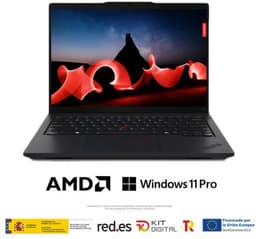 Lenovo ThinkPad L14 Gen 5 (AMD) AMD Ryzen™ 5 PRO 7535U Laptop 35,6 cm (14") WUXGA 16 GB DDR5-SDRAM 512 GB SSD Wi-Fi 6E (802.11ax) Windows 11 Pro - Zwart — thumbnail 2