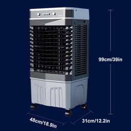 Industriële Mobiele Airconditioner 35L/45L met Hoge Luchtvolume en Oscillatiefunctie — thumbnail 2