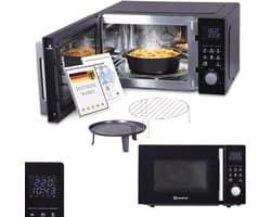 Sommertal 4-in-1 magnetron MW2200 25 l - Touch, grill, hete lucht, 8 programma's, timer tot 99 minuten, kinderslot, snelstart, rooster, knapperige pan