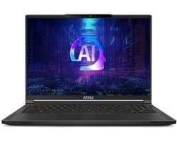 MSI Stealth A16 AI+ A3XWGG-005NL - Gaming Laptop - AMD Ryzen AI 9 HX370 - GeForce RTX 5070 8 GB - 16 inch - 240 Hz