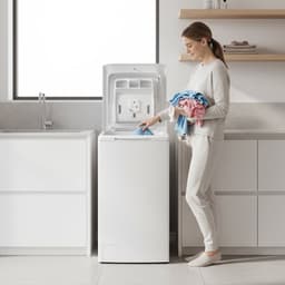 Heinner HWM-TL6010C++ Bovenlader Wasmachine 6 kg – 15 Programma’s – 1000 tpm – LED Display – 15 Min Snelprogramma – Trommelreiniging – Wit – 5 Jaar Garantie — thumbnail 7