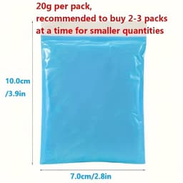 Baby hand- & voetafdruk klei – Blauw – 20g zachte fluffy klei – DIY gipsafdruk – Voor baby’s én huisdieren – Pootafdruk hond/kat – Lichtgewicht & herbruikbaar – 10×7 cm verpakking — thumbnail 3