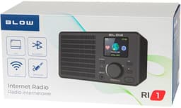 BLOW RI1 Internet Radio - WiFi & Bluetooth - LCD Display - AUX 3.5mm - Zwart — thumbnail 5