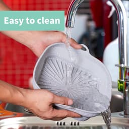 2-pack, airfryer siliconen mat, 8-inch vierkant, grijs + groen, gemakkelijk schoon te maken, vaatwasserbestendig, opvouwbaar, siliconen, vierkant — thumbnail 3