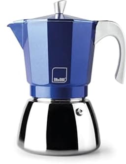 Espressomachine voor 6 Kopjes van Gegoten Aluminium en Roestvrij Staal — thumbnail 1