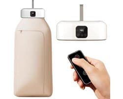 Draagbare Wasdroger - 600W Elektrische Wasdroger - droger warmtepompdroger - Opvouwbare droger - Afstandsbediening met timer - Twee snelheden - Geschikt voor thuis, campers, appartementen en hotels - Wit