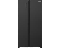 Hisense RS3P538NAFE Side-by-Side Koelkast – 527 liter – Total No Frost – Multi Air Flow – Super Cool – LED – Zwart/Inox