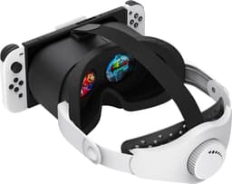 VR-bril geschikt voor Nintendo Switch/Switch OLED - met verstelbare HD-lenzen - 3D VR (Virtuele Realiteit) - Headset Games Accessoire Set - Switch VR Labo-bril Bril — thumbnail 1