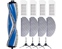 onderhoudsset robotstofzuiger - Geschikt voor ECOVACS DEEBOT N20 - N20 PLUS - N20 PRO PLUS - Vervangende onderdelen set - Stofzuiger Accessoires - met rolborstel, Zijborstels, hepa filter en Dweilpads - 13 stuks